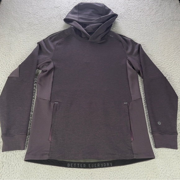 lululemon athletica Other - Lululemon Textured Tech Hoodie Mens XS Purple Pullover Active Lightweight Preppy